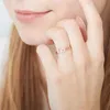 Ring Love 14K Roségold Diamanten Produktbild-Vorschau 2