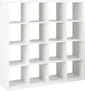 Raumteiler - Weiß - 147 x 147 cm - mit 16 Fächern Produktbild-Vorschau 9