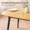 HOMCOM Esstisch Ausziehbar 160-200 x 80 cm Esszimmertisch Produktbild-Vorschau 7