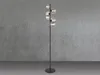 Globo Lighting Lampadaire métal noir mat, 6x G9 LED Voir les images du produit 7