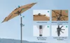 SONGMICS Sonnenschirm Ø210 cm UPF 50+ beidseitig um 30° Produktbild-Vorschau 8