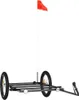 vidaXL Remorque pour vélo Noir 135x68x37 cm Fer Voir les images du produit 1