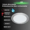 Briloner LED Einbauleuchte Panel Nickel matt rund Ø22,5cm Produktbild-Vorschau 4