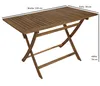 DEGAMO Gartentisch Klapptisch Holztisch TOBAGO 70x120cm Produktbild-Vorschau 7