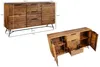 Designerski kredens NISHAN 160 x 40 x 88 cm z litego drewna Podgląd zdjęcia produktu 3