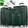 tillvex® Reisekoffer Set 4-TLG. + Gepäckwaage, 8X Produktbild-Vorschau 1