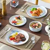 MALACASA, 24 pcs. vaisselle en porcelaine service combiné Voir les images du produit 3