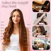 Clip in Extensions Echthaar 6 Stück 40cm Dunkel Produktbild-Vorschau 7