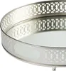 MARRAKESCH rundes Spiegeltablett Nikita 30cm groß Silber | Produktbild-Vorschau 6