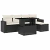 The Living Store 6-tlg. Garten-Sofagarnitur mit Kissen Produktbild-Vorschau 3