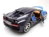 Bburago 1:18 Plus Bugatti Chiron modrá Podgląd zdjęcia produktu 13