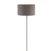 Lampadaire avec abat-jour textile en cappuccino or MASERLO Voir les images du produit 3