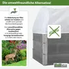 Hochbeetabdeckung 120 x 80 cm Bogenabdeckung mit Vlies Produktbild-Vorschau 6