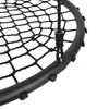 A close-up view of a black net swing with a metal frame, showing the woven texture and attachment points. Anteprima dell’immagine prodotto