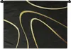 MuchoWow® Wandteppich Wandbehang Goldene Wellen auf Produktbild-Vorschau 1