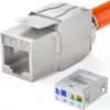 Keystone Modul RJ45 CAT 6a 180° Anschluss frontale Produktbild-Vorschau 1