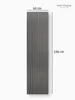 holz4home® Akustikpaneele 240x60cm Dunkelgrau 2er Set I Produktbild-Vorschau 7