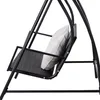 Outsunny Hollywoodschaukel Polyrattan Schaukel Schaukelbank Produktbild-Vorschau 9
