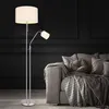 RGB LED Stehlampe, flexible Leseleuchte, Textil sandfarben, Produktbild-Vorschau 7