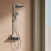 EMKE Duschsystem mit Thermostat Chrom Einstellbarer Produktbild-Vorschau 2