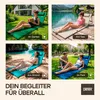 DETEX® 2x Strandmatte mit Rückenlehne Gepolstert Pink Produktbild-Vorschau 5
