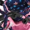 Kinderplay kočárek pro panenky 3v1, Fialová/kytičky Náhled obrázku produktu 11