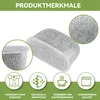 A marketing image showing a coffee machine filter with feature callouts. Produktbild-Vorschau