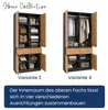 Home Collective Kleiderschrank für Schlafzimmer | 2 Produktbild-Vorschau 5