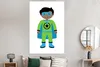 MuchoWow® Poster Kinder Illustration mit einem Superhelden Produktbild-Vorschau 4