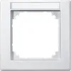 MERTEN Rahmen 1f.pws m.Beschrift.-traeger 474119 Produktbild-Vorschau 1