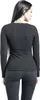 Black Premium by EMP Damen schwarzes Langarmshirt mit Ösen Produktbild-Vorschau 5