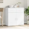vidaXL Kredens biały 79x38x80 cm Materiał drewnopochodny Podgląd zdjęcia produktu 3