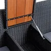 Polyrattan Gartenbank Rattan Bank Sitzbank 2-Sitzer Produktbild-Vorschau 6