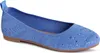 topschuhe24 3173 Damen Glitzer Ballerina Komfort, Produktbild-Vorschau 2