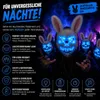 Horror Hase LED Grusel Maske - wie aus Purge steuerbar, Produktbild-Vorschau 6