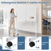 Lavagna magnetica mobile marca COSTWAY, bianca, con Anteprima dell’immagine prodotto 6
