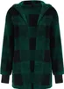 ASKSA Damen Teddyjacke Color Blocked Teddyfleece Jacke Produktbild-Vorschau 3