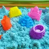 Kruzzel Kinetischer Sand 2kg + Sandkasten & Zubehör – XL Produktbild-Vorschau 3