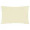 A rectangular cream-colored shade sail on a white background. Produktbild-Vorschau