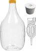 6X 5L Weinflasche Weinballon aus Kunstoff + Gummistopfen Produktbild-Vorschau 5
