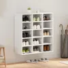 vidaXL Szafka na buty z półką Biała 77,5 x 30 x 83,5 cm Podgląd zdjęcia produktu 2