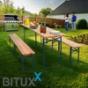 Bituxx Bierzeltgarnitur Biertischgarnitur Bierbankgarnitur Produktbild-Vorschau 2