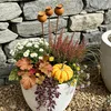 Gartenstecker Metall Blumen 3er Set, Garten Deko Rostoptik Produktbild-Vorschau 7