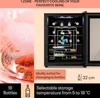 Klarstein vinotéka, 1 zóna, malá, 42 l, sklenené dvere, Náhľad obrázku produktu 3