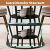 INONEFT Esstisch 120×75 cm, für 6 Personen, Esszimmertisch Produktbild-Vorschau 4