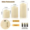 LED-Kerze LED Kerzen-Set 3-teilig mit Timer für Drinnen und Produktbild-Vorschau 7