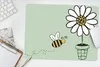 MuchoWow® Mauspad Mousepad Illustration einer Biene, die Produktbild-Vorschau 5