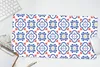 MuchoWow® Mauspad Mousepad Blume - Blau - Rot - Muster Produktbild-Vorschau 6