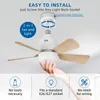 Ventilateur de plafond AIORBER à LED avec éclairage, aspect Voir les images du produit 4