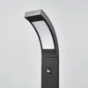 A close-up studio shot of a modern LED bollard lamp. Produktbild-Vorschau